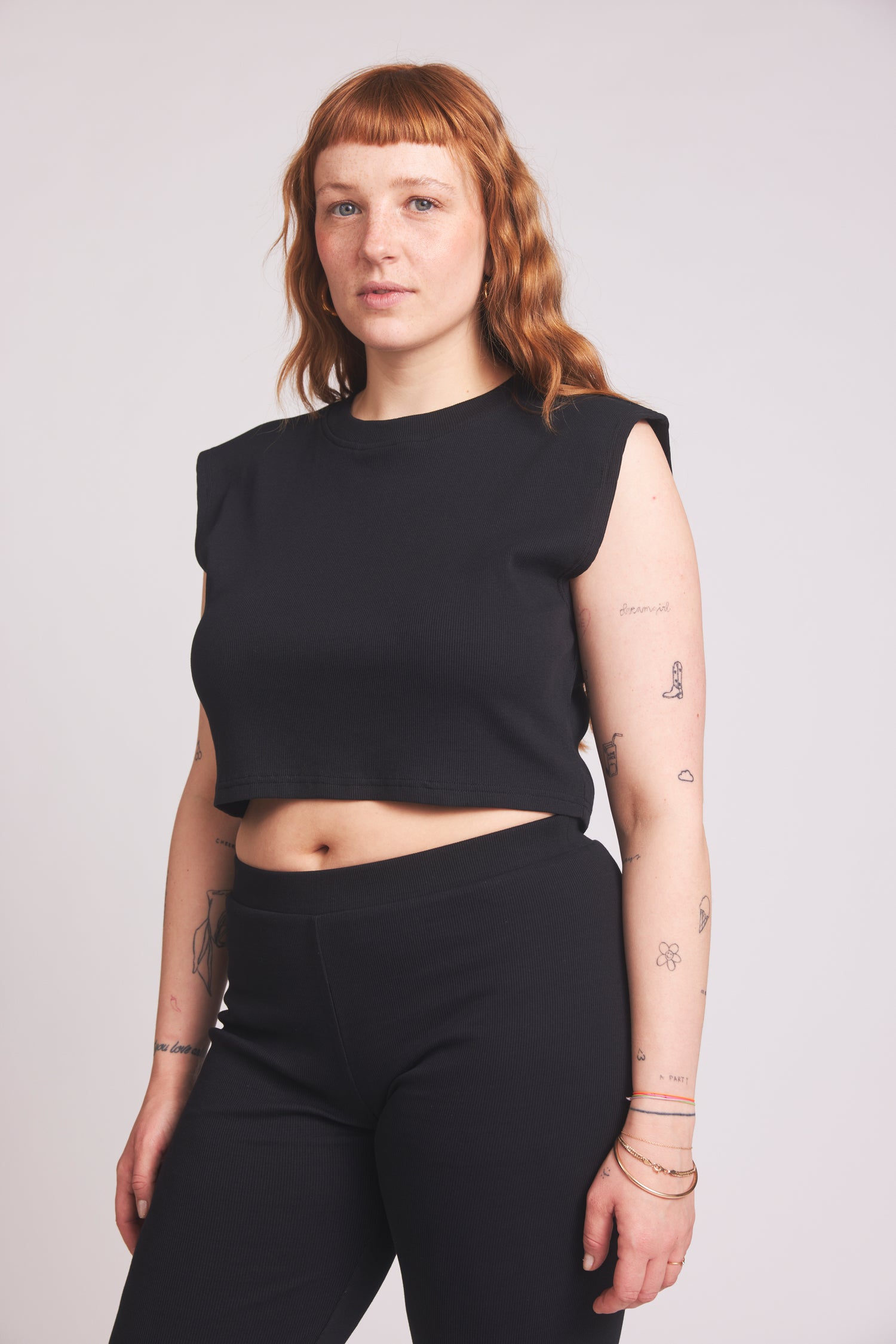 Crop Top Bridget - black