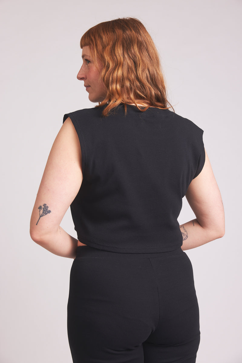 Crop Top Bridget - black