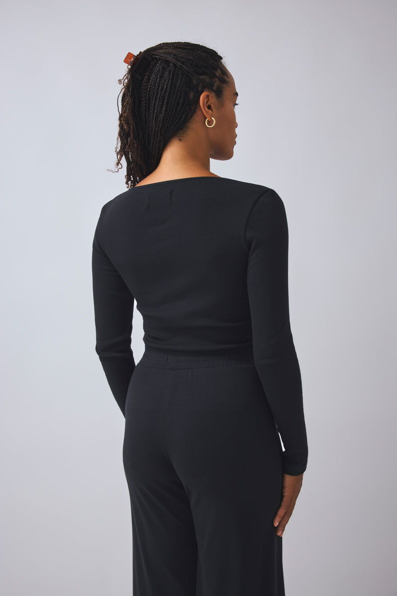 Longsleeve Brooke - black | PRE-ORDER Ende September