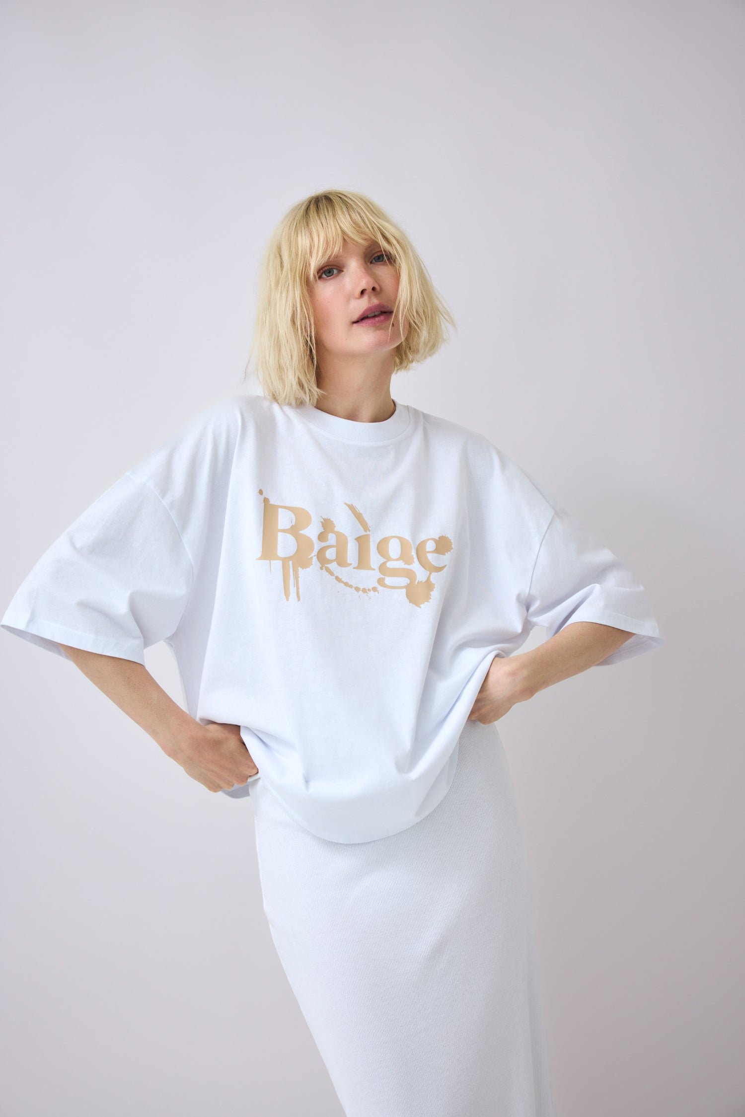 T-Shirt Baìge Blots - white | PRE-ORDER Ende August