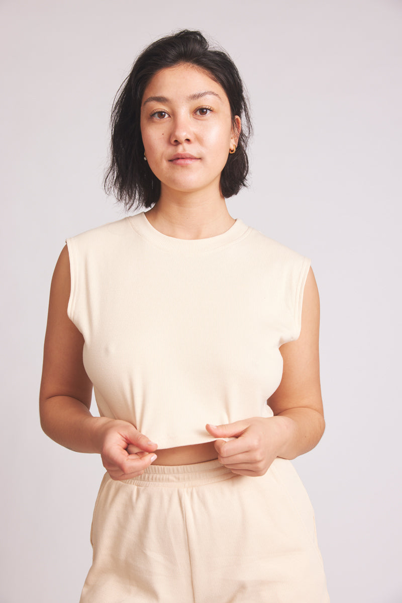 Crop Top Bridget - light blush