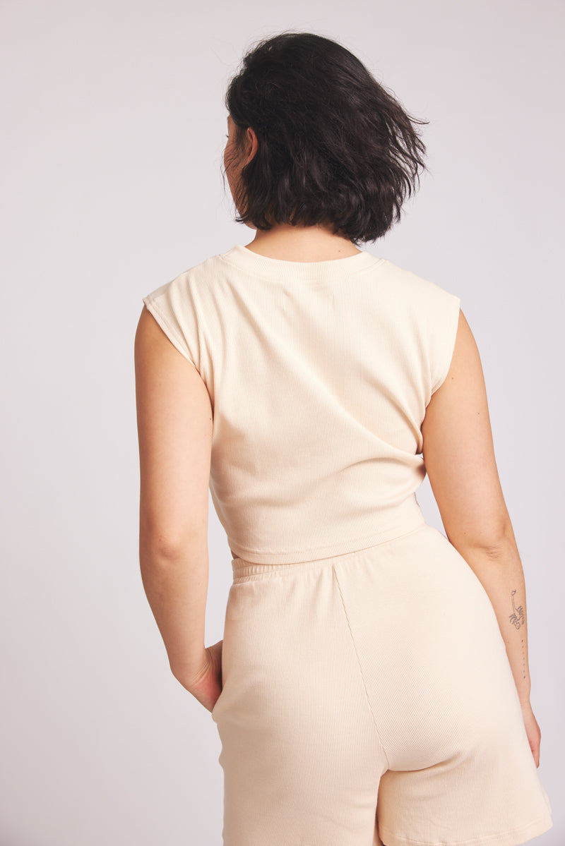 Crop Top Bridget - light blush
