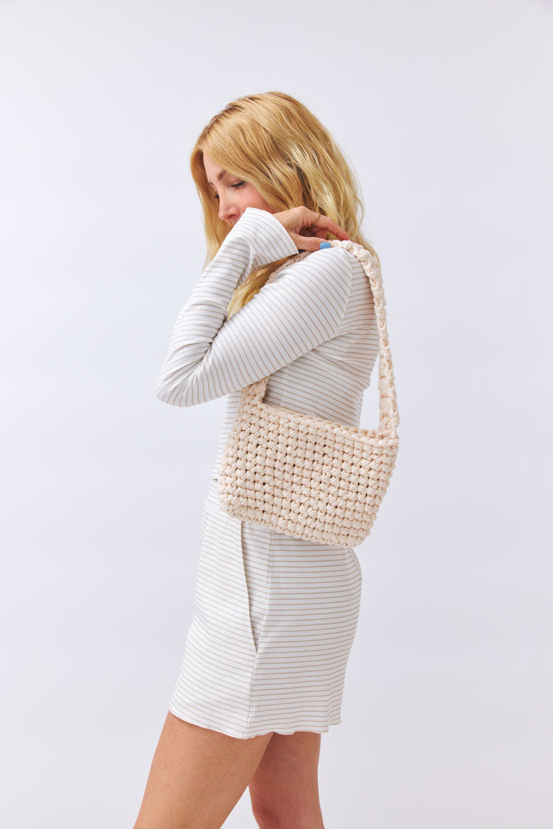 Handmade Crochet Bag Caja - einfarbig