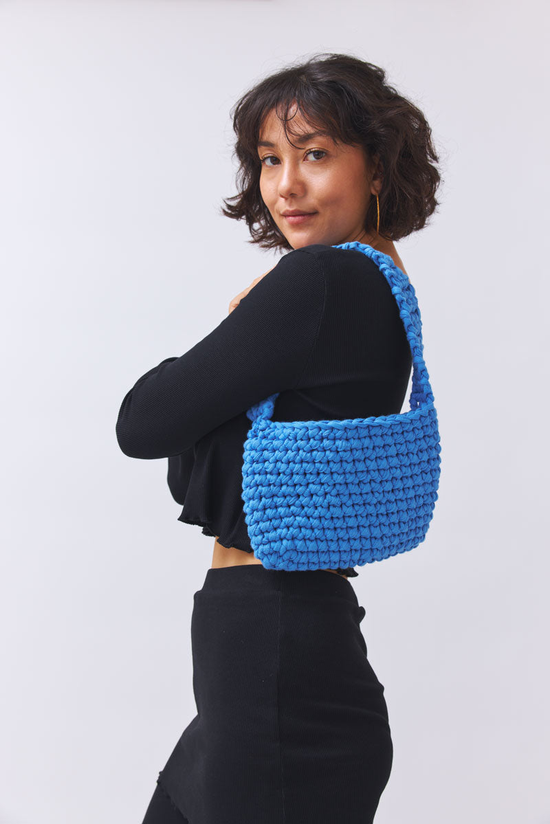 Handmade Crochet Bag Caja - einfarbig