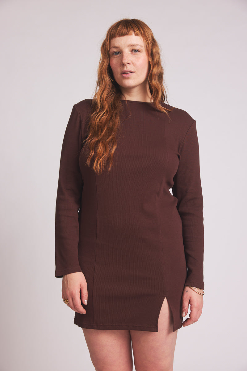 Kleid Brandi – dark chocolate