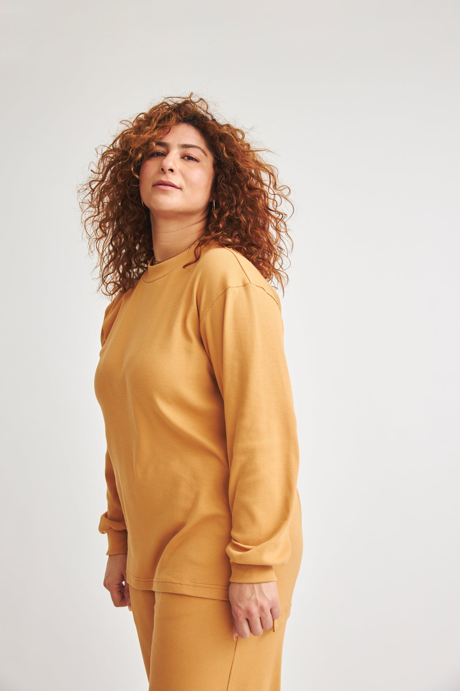 Unisex-Sweatshirt Bex - caramel