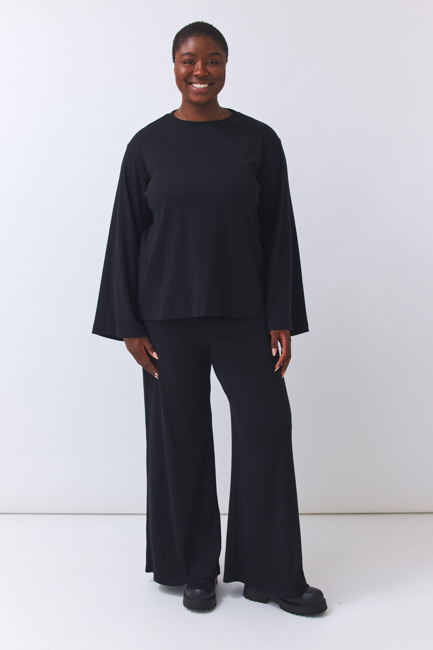 Oversized Sweatshirt Biani - black