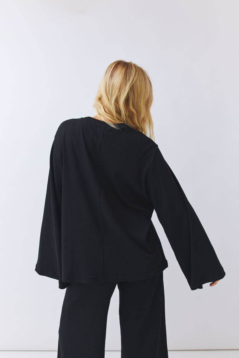 Oversized Sweatshirt Biani - black