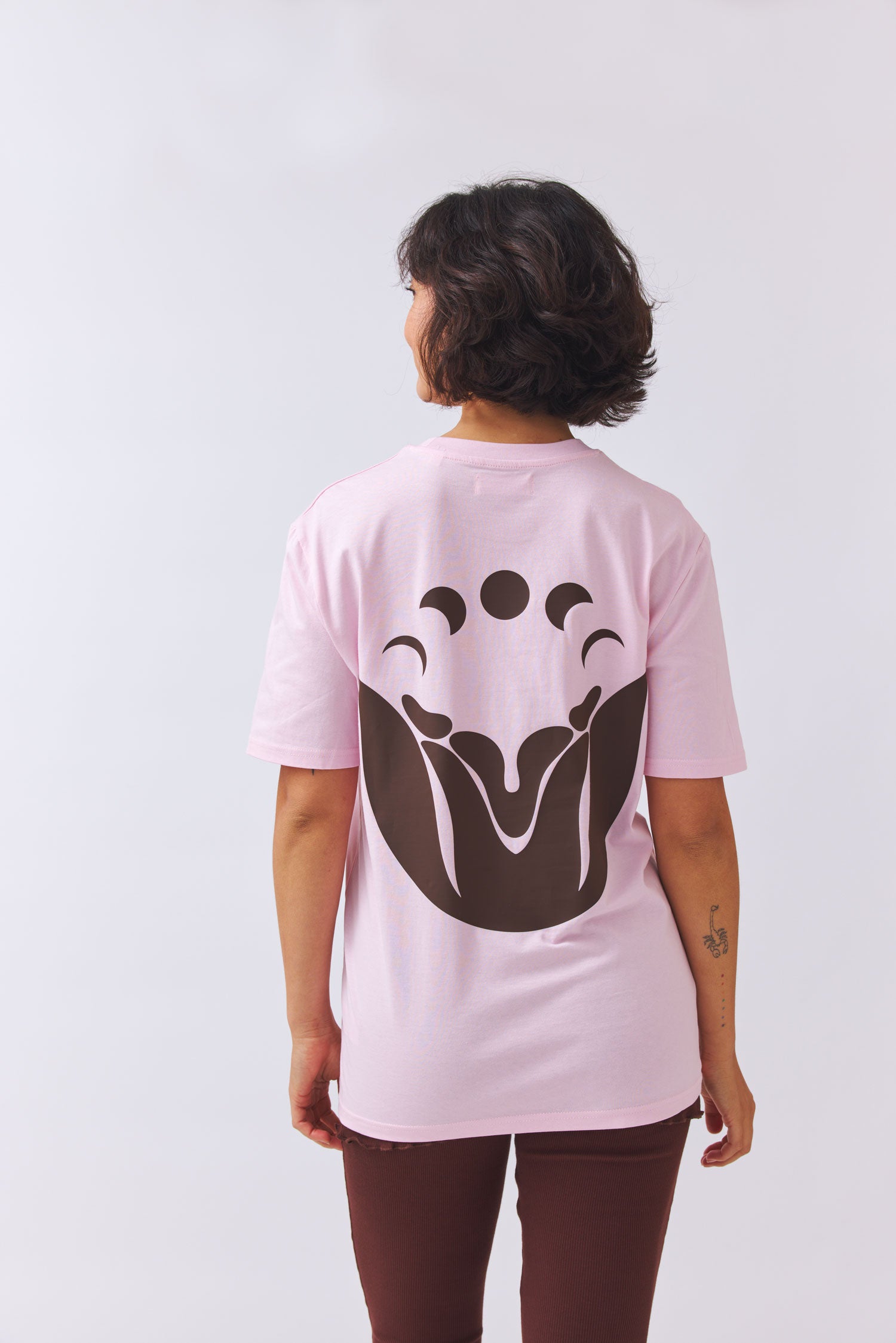 T-Shirt Lunar Cycle - bubble pink